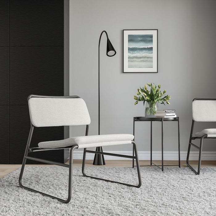 LINNEBACK Easy chair, Orrsta light grey, 90487228