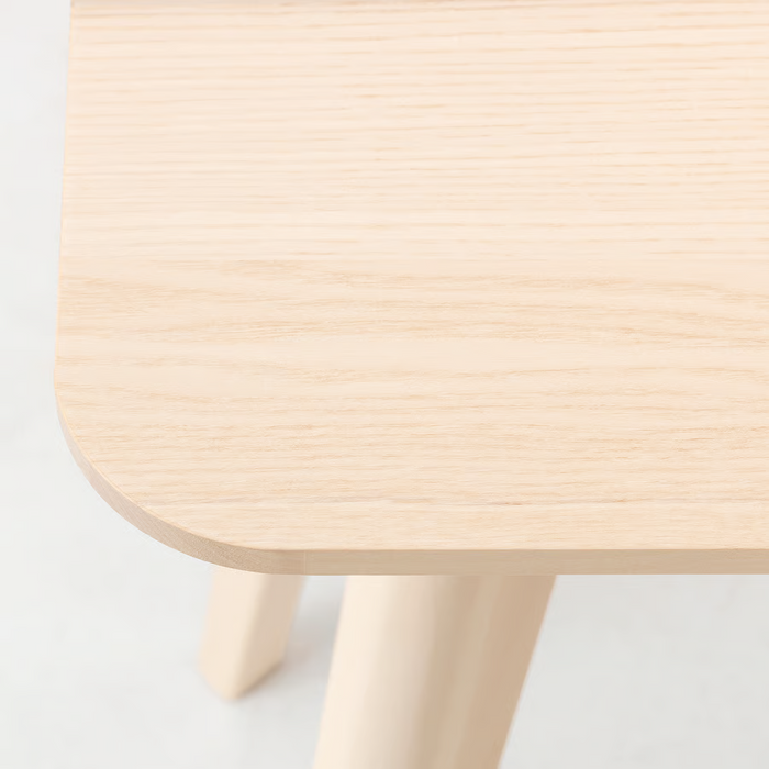 LISABO coffee table, ash veneer, 70x70 cm, 90353064