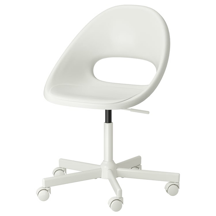 LOBERGET / MALSKAR Swivel chair, white, 59445467