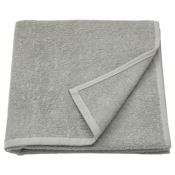 LUDDVIAL Bath towel, grey, 55x120 cm, 90579869