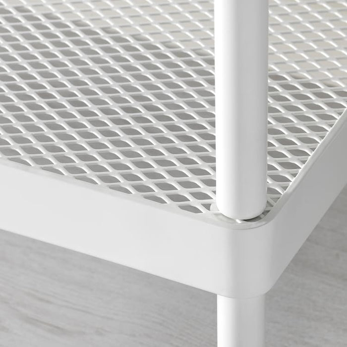 MACKAPAR shoe rack, white, 78x32x40 cm