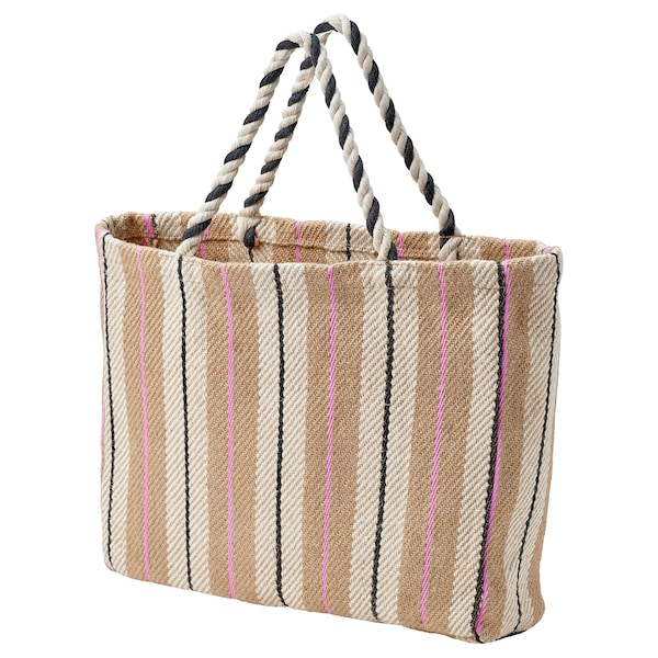 MAVINN Bag, handmade/striped natural