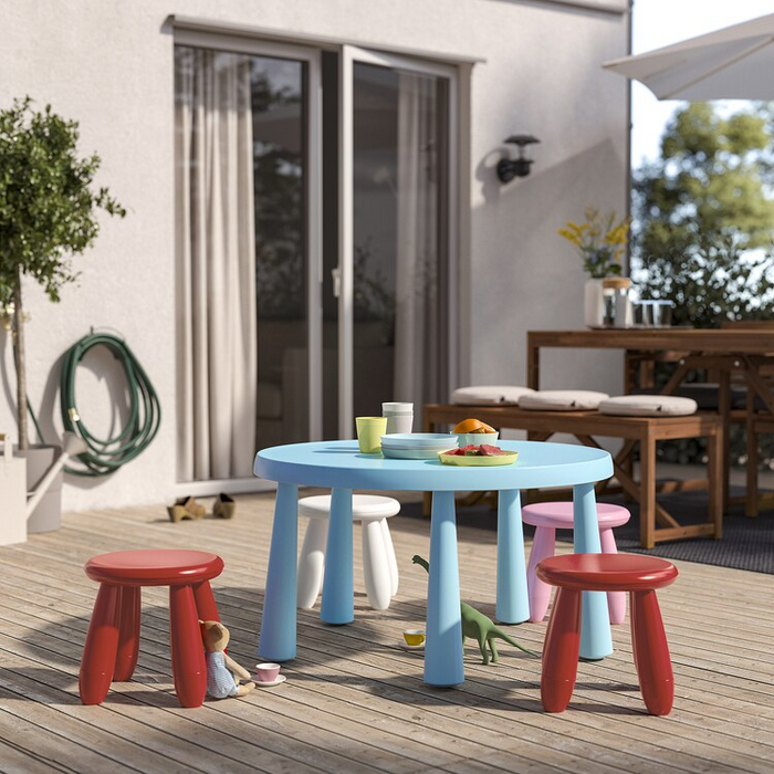 MAMMUT Children's stool, in/outdoor/red, 80581981