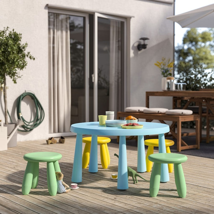 MAMMUT Children's stool, in/outdoor/light green, 00586609