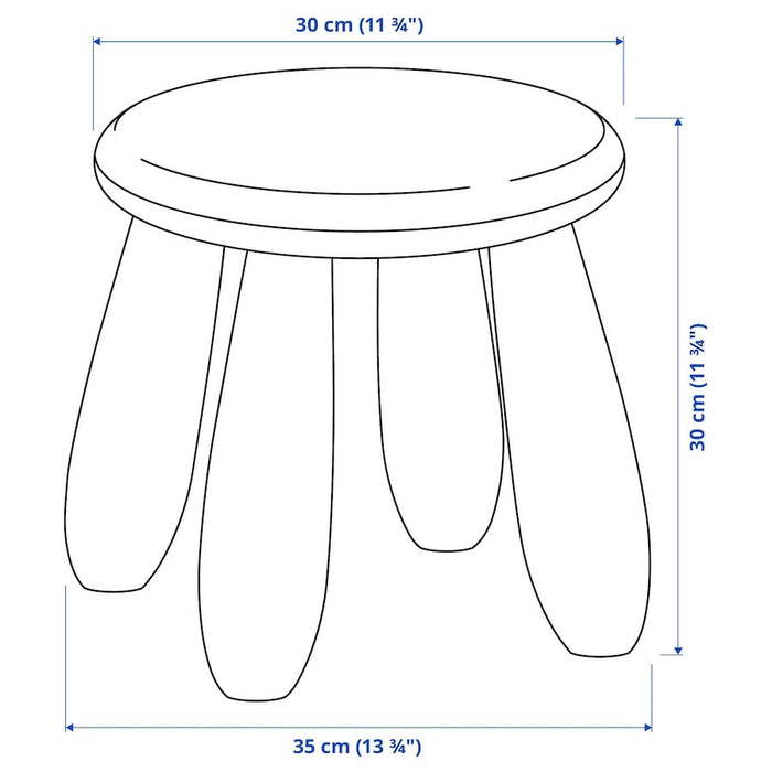 MAMMUT Children's stool, in/outdoor/light green, 00586609