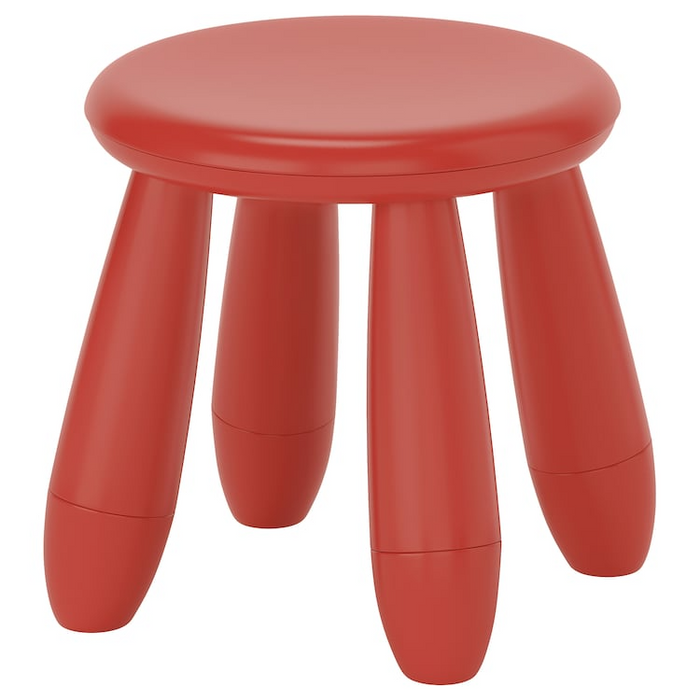 MAMMUT Children's stool, in/outdoor/red, 80581981