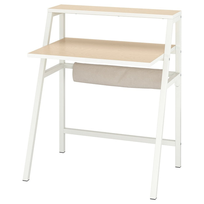 MITTPLAN Desk, white, 80x60 cm, 50549431