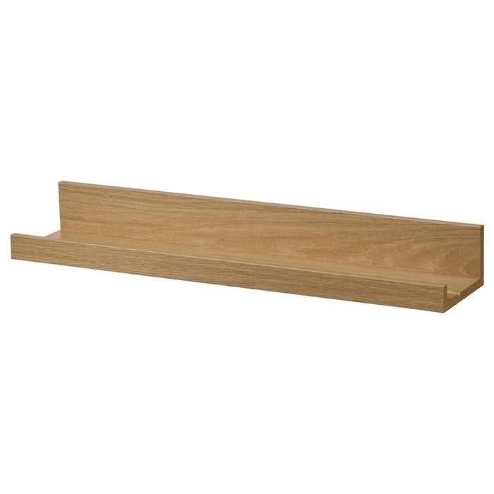 MOSSLANDA Picture ledge, oak effect, 55 cm, 90586940