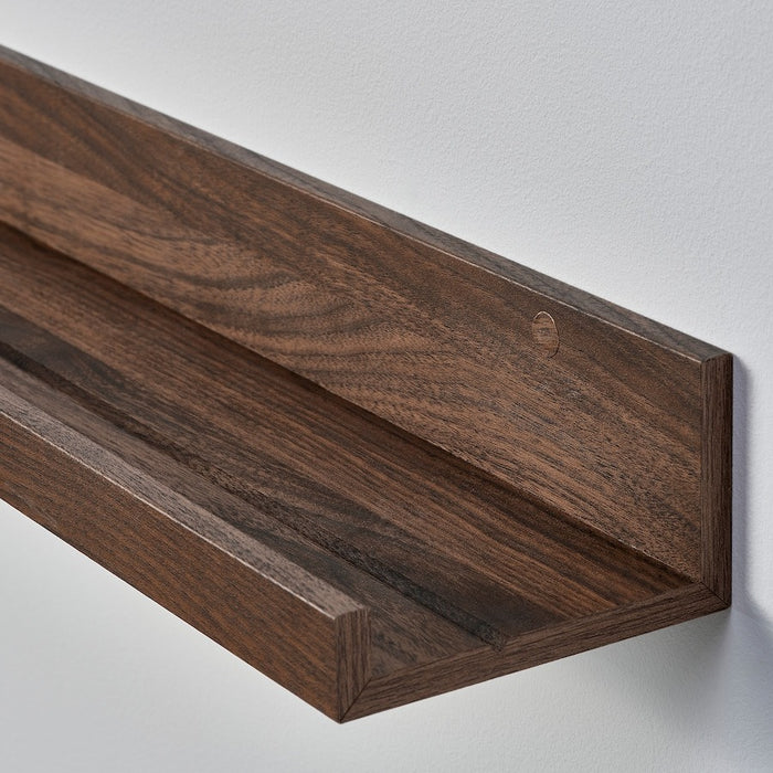 MOSSLANDA Picture ledge, walnut effect, 55 cm, 30586938