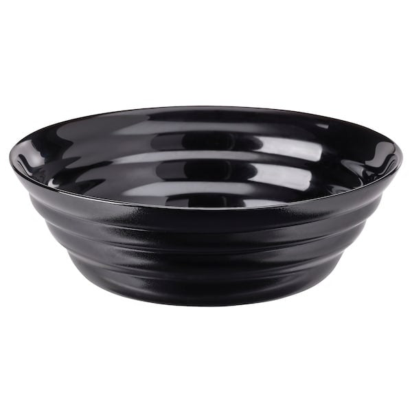 NATBARB Bowl, black, 14 cm