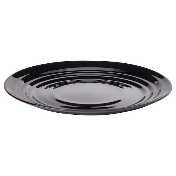 NATBARB Side plate, black, 19 cm