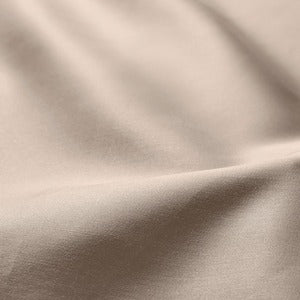 NATTJASMIN Fitted sheet, light beige, 150x200 cm