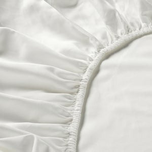 NATTJASMIN Fitted sheet, white, 90x200 cm, 40343713