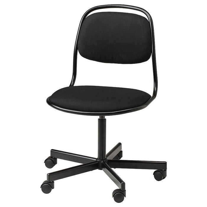 ORFJALL Swivel chair, black/Vissle black, 29303073