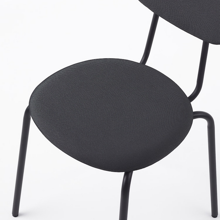 OSTANO Chair, black Renmarn/dark grey, 00545360