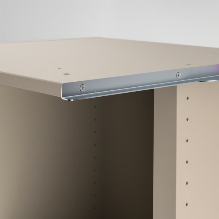 PAX Add-on corner unit with 4 shelves, grey-beige, 53x58x236 cm, 90515113 (Pre-order)