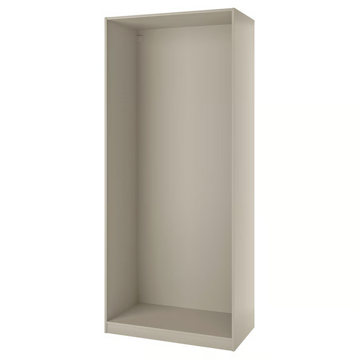 PAX Wardrobe frame, grey-beige, 100x58x236 cm, 80509023 (Pre-order)