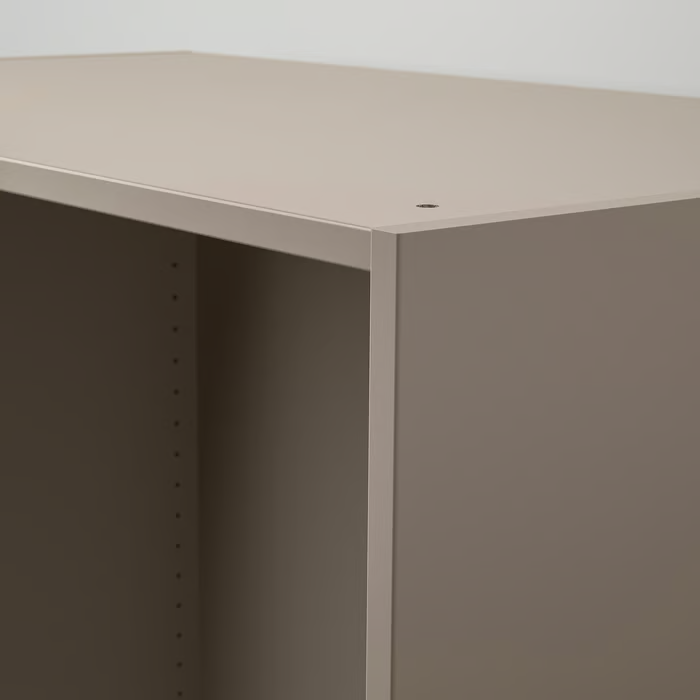 PAX Wardrobe frame, grey-beige, 100x58x236 cm, 80509023 (Pre-order)
