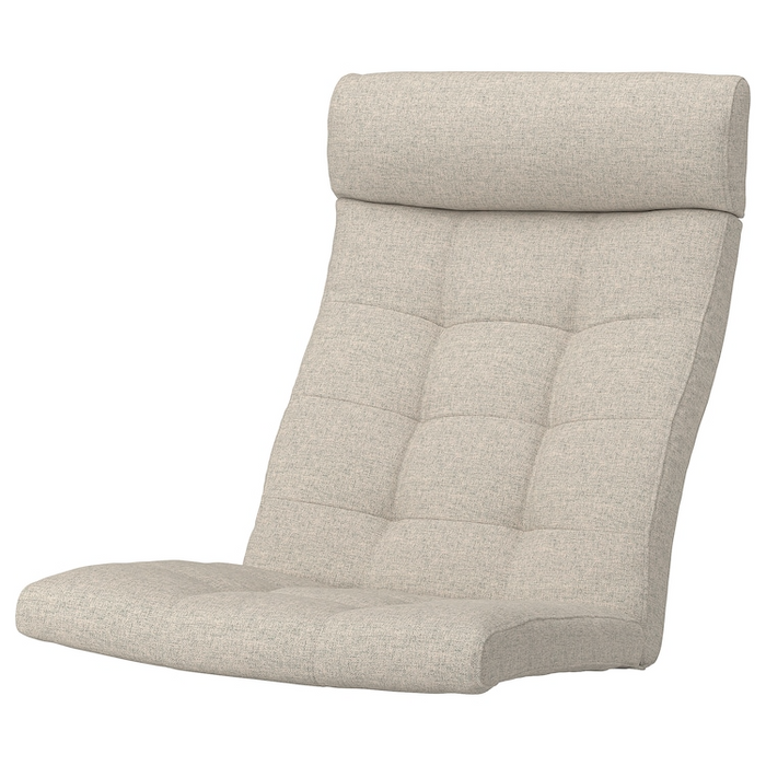 POANG Armchair cushion, Gunnared beige, 30560518