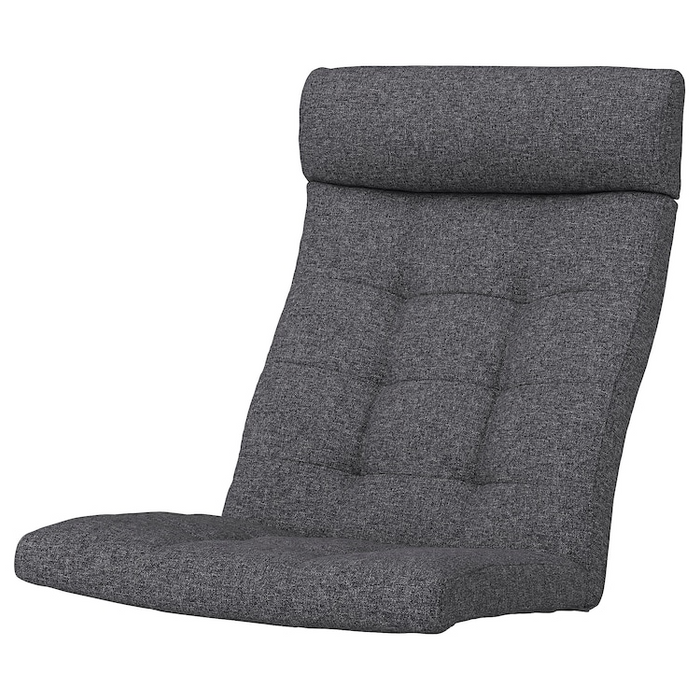 POANG Armchair cushion, Gunnared dark grey, 60560531