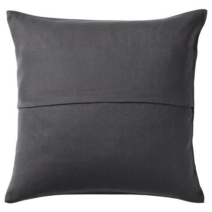 PRAKTSALVIA Cushion cover, anthracite, 50x50 cm, 10511576