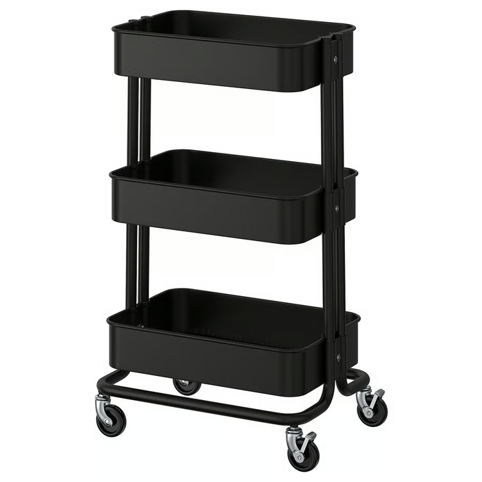 RASKOG Trolley, black, 35x45x77 cm, 60586786