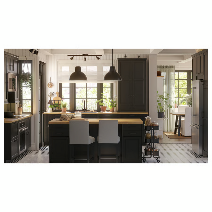 RASKOG Trolley, black, 35x45x77 cm, 60586786