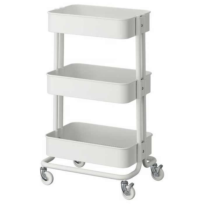 RASKOG trolley 35x45x77 cm white, 20586788