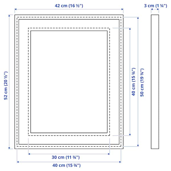 RODALM Frame, oak effect, 40x50 cm, 20566399