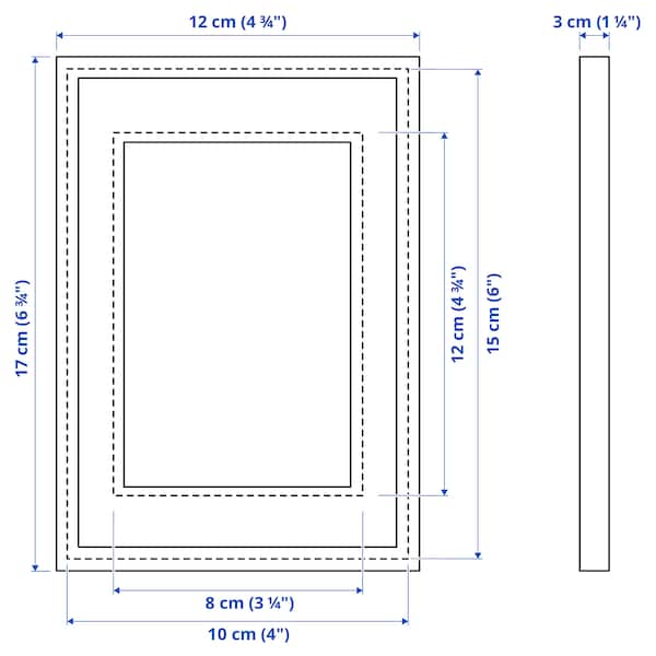 RODALM Frame, oak effect, 10x15 cm, 30566389