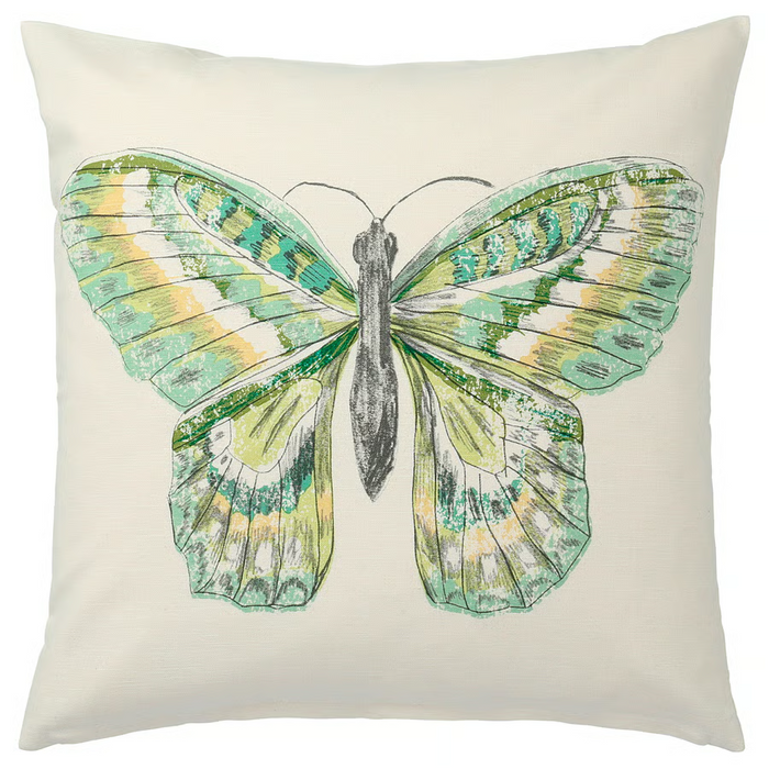 ROTFJARIL Cushion cover, natural/multicolour, 50x50 cm, 10456546