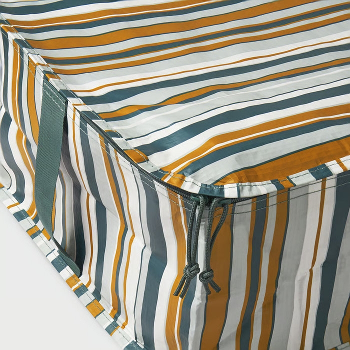 SACKKARRA Storage case, multicolour stripe, 69x51x19 cm, 60591863