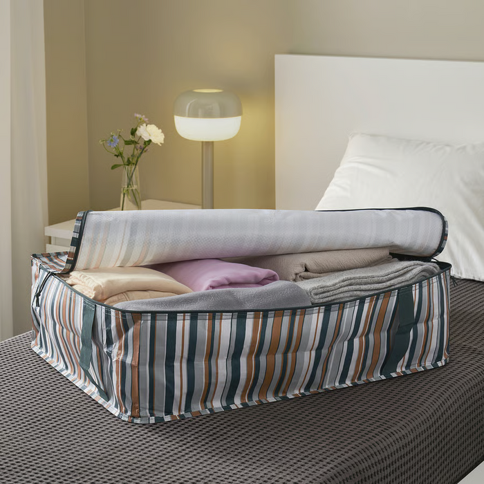 SACKKARRA Storage case, multicolour stripe, 69x51x19 cm, 60591863