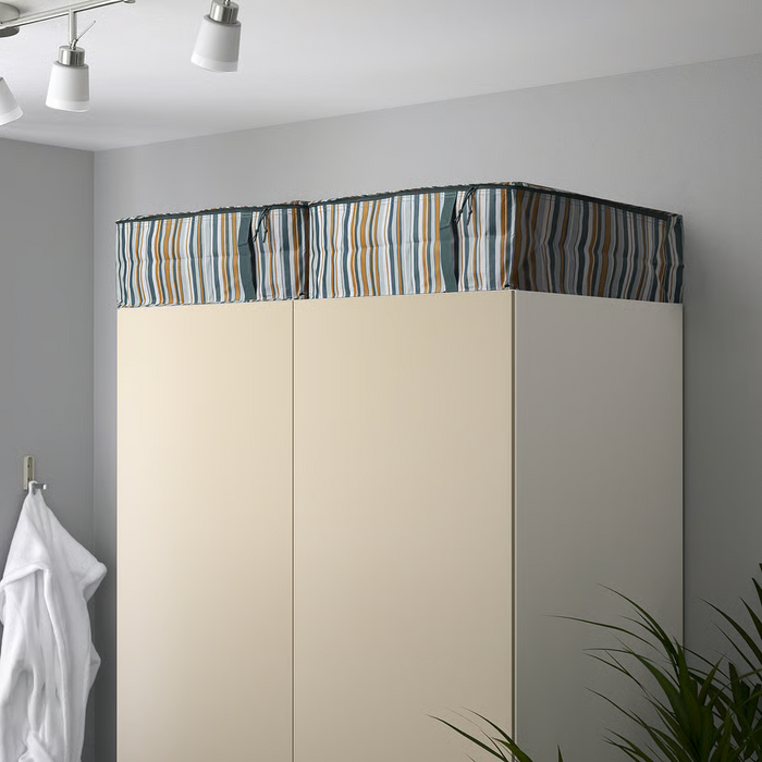 SACKKARRA Storage case, multicolour stripe, 69x51x19 cm, 60591863