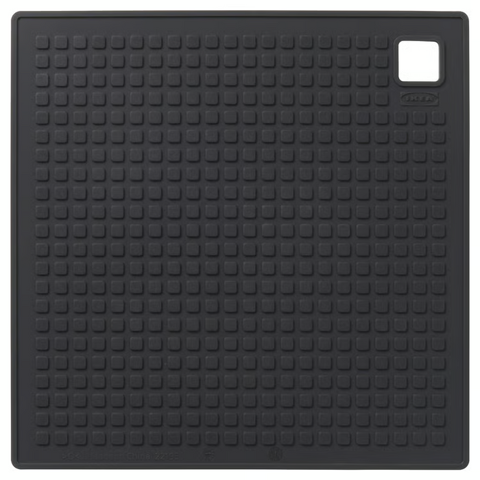 SANDVIVA Pot holder, silicone/dark grey, 18x18 cm, 40587876