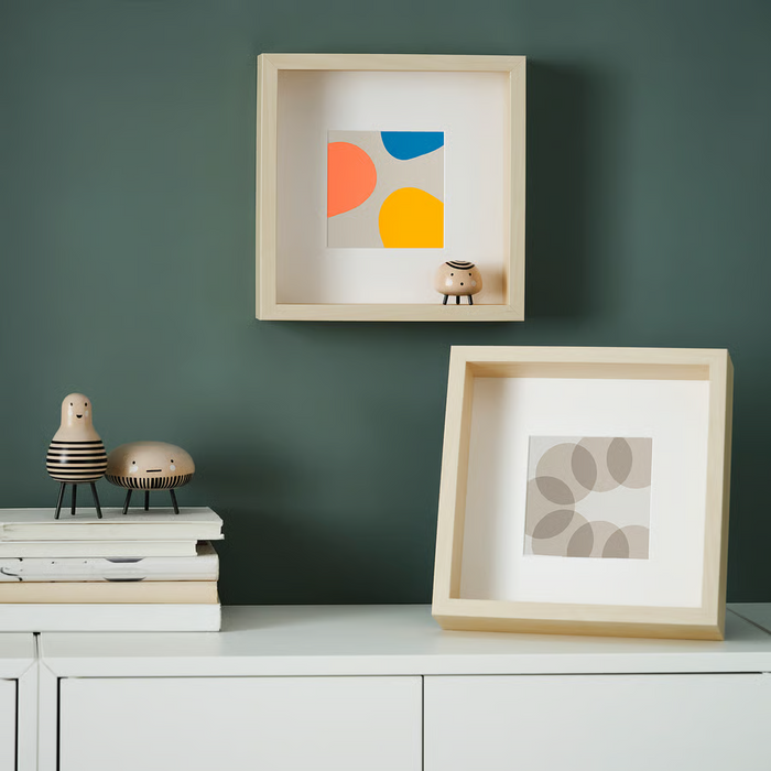 SANNAHED Frame, birch effect, 25x25 cm, 90553586