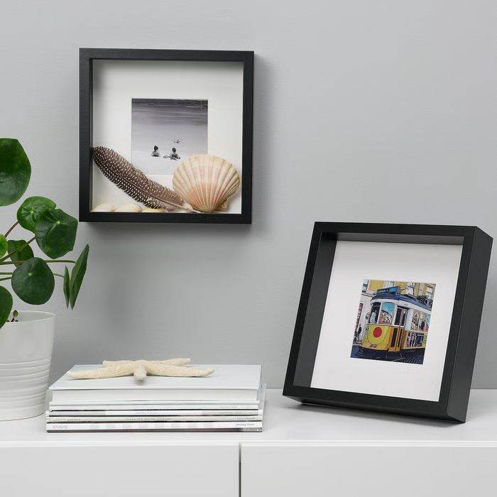 SANNAHED Frame, black, 25x25 cm, 60459123