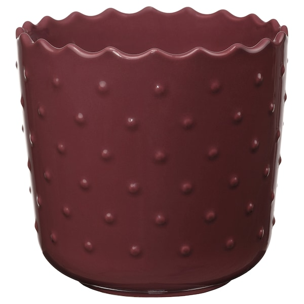 SESAMFRON Plant pot, in/outdoor brown-red, 9 cm