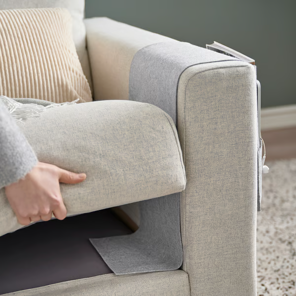 SILANG Storage pocket for armrest, felt, 50578862