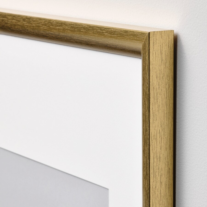 SILVERHOJDEN Frame, gold-colour, 30x40 cm