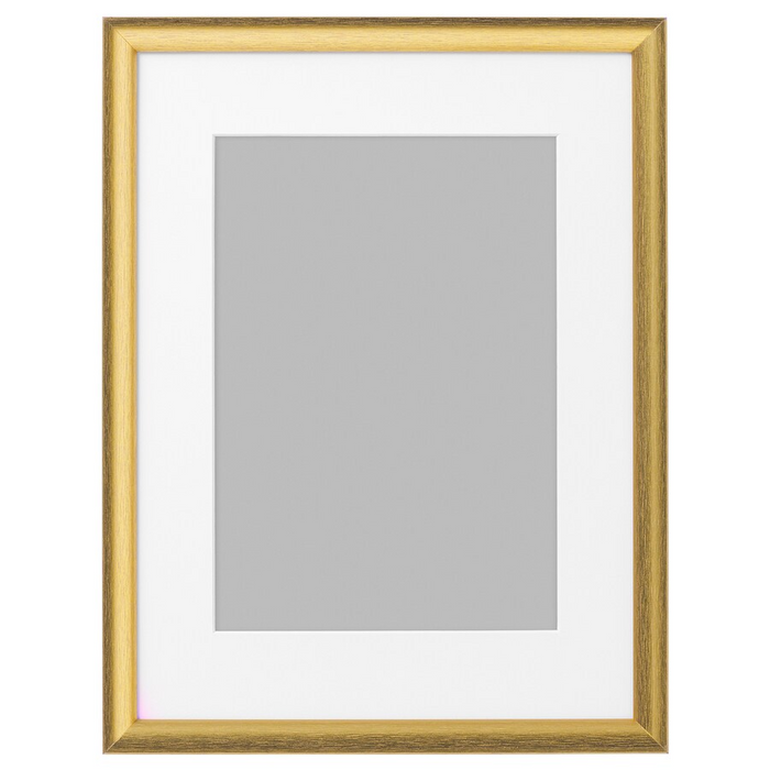 SILVERHOJDEN Frame, gold-colour, 30x40 cm