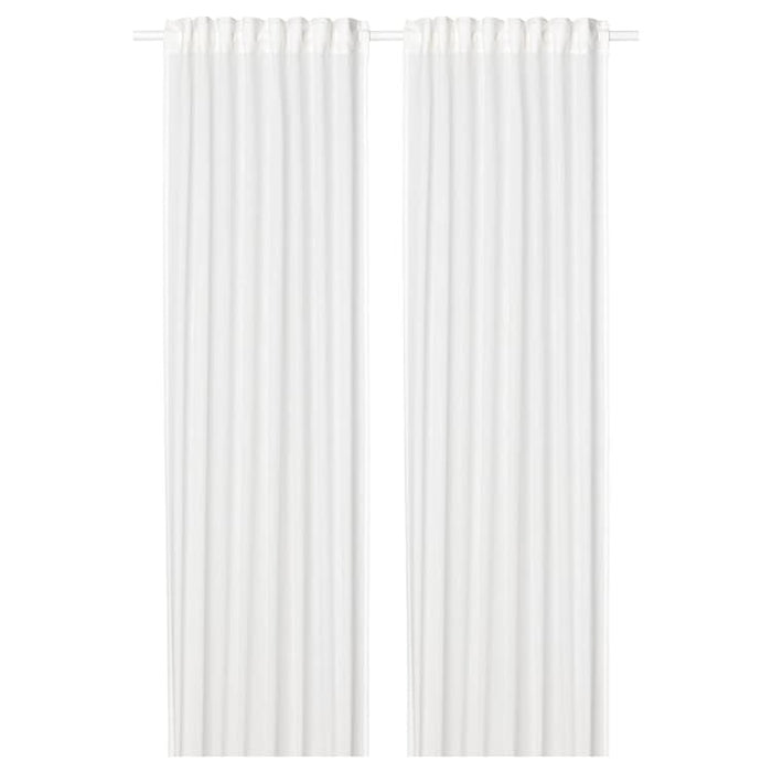 SILVERLONN Sheer curtains, 1 pair,white, 145x250 cm