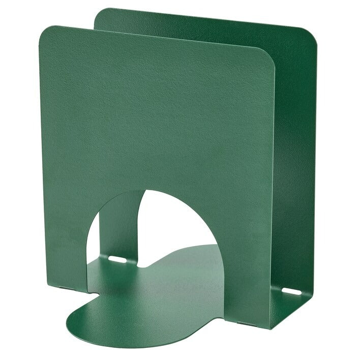 SKOGSROR Napkin holder, dark green, 13x12 cm