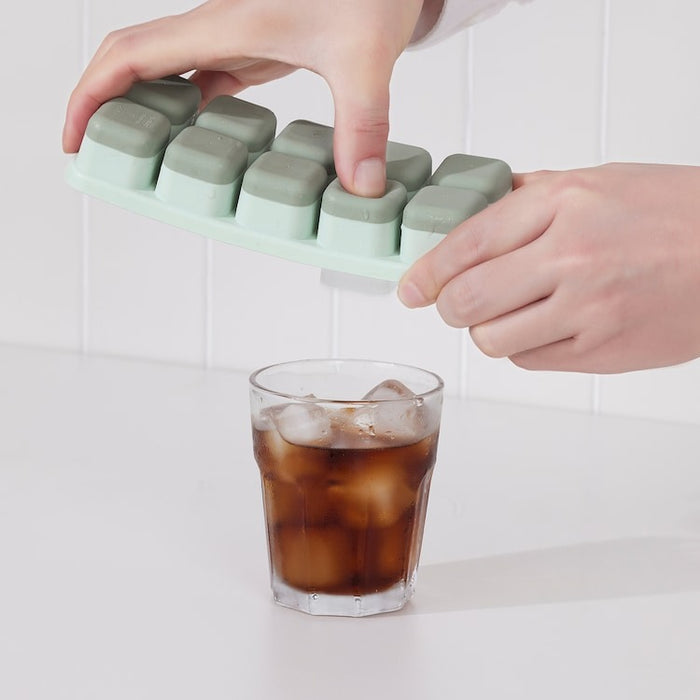 SPJUTROCKA Ice cube tray with lid, mixed colours