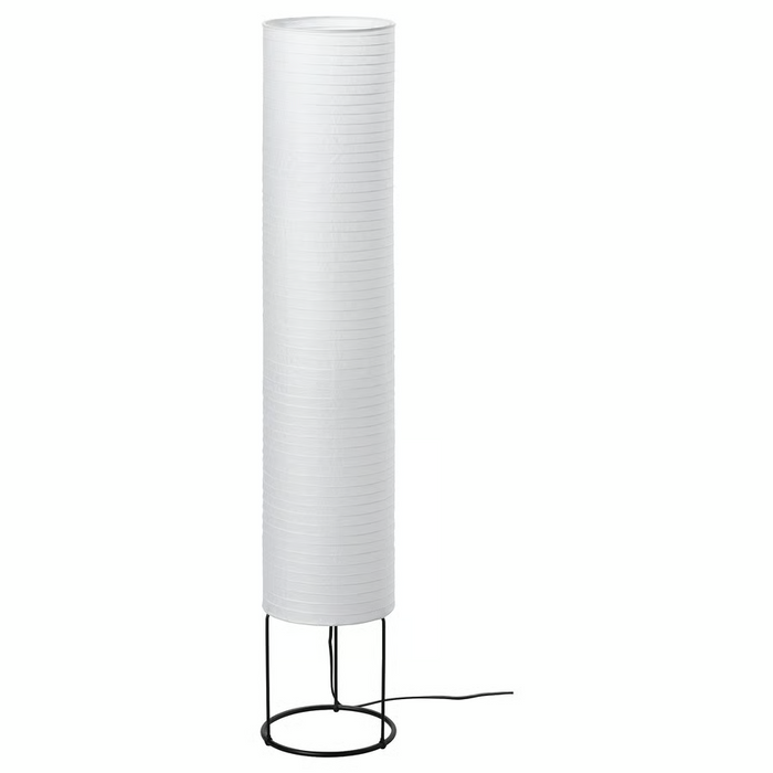 STRANDAD floor lamp, white/black, 70594837
