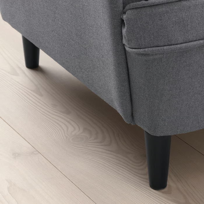 STRANDMON Children's armchair, Vissle grey, 80392546