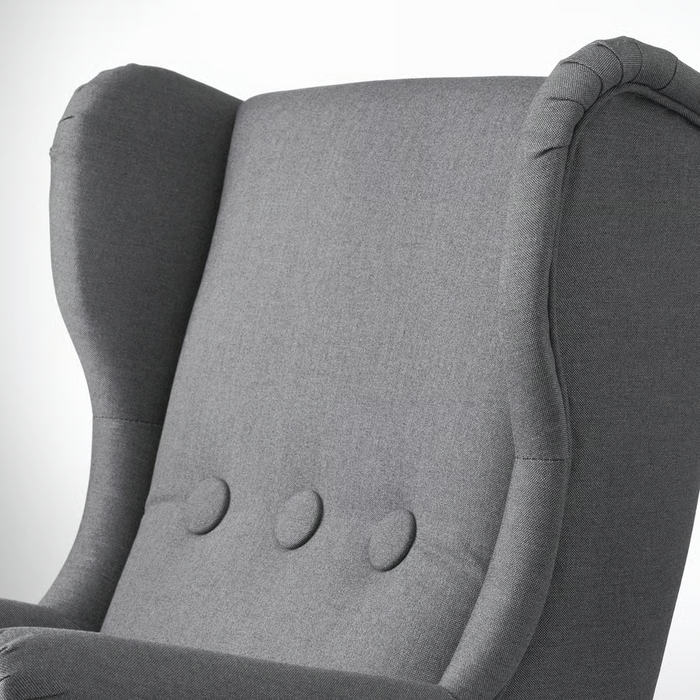 STRANDMON Children's armchair, Vissle grey, 80392546