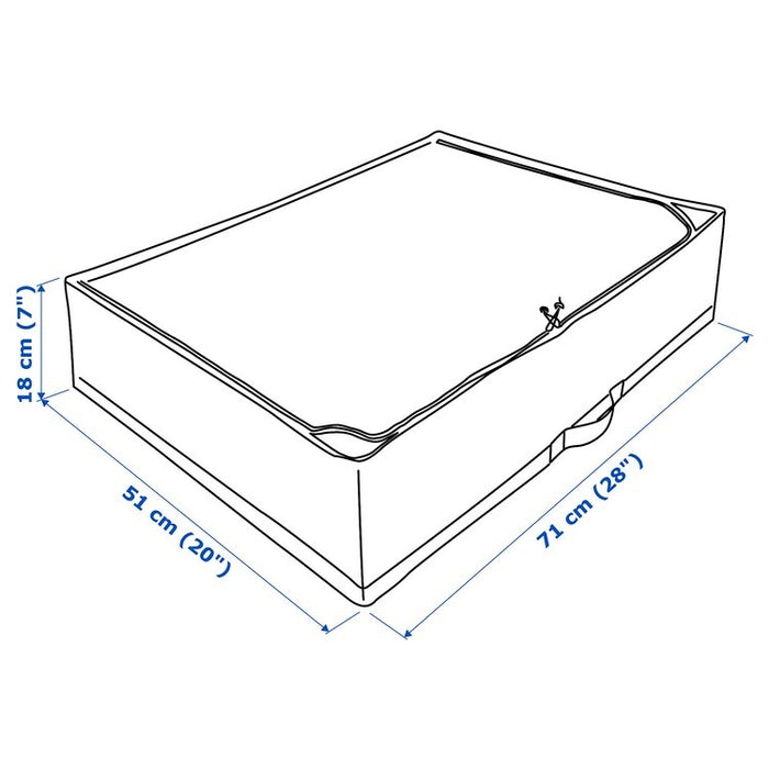 STUK Storage case, light grey-green, 71x51x18 cm