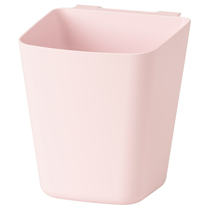 SUNNERSTA Container, light pink, 12x11 cm