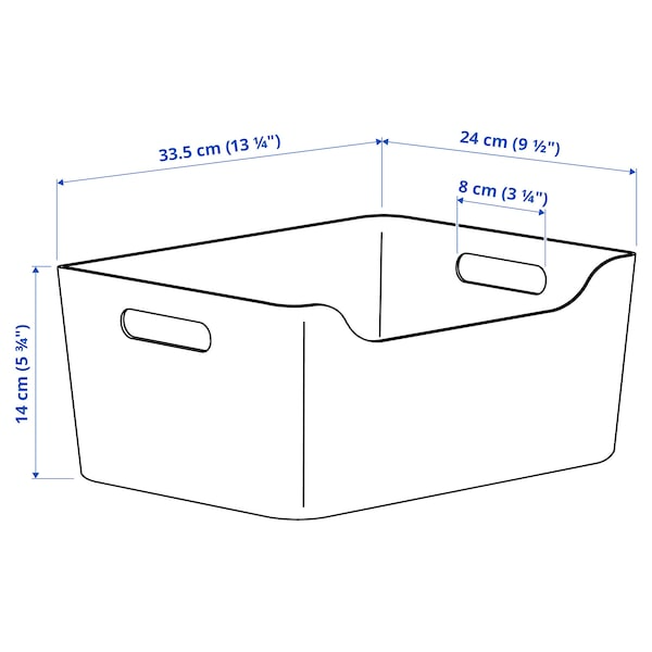 UPPDATERA Box, white, 34x24 cm, 20546472